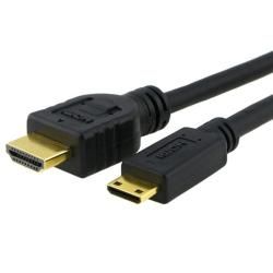 BasAcc 6 Foot Black HDMI to Mini HDMI Cable Eforcity Other Cell Phone Accessories