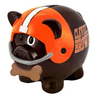 NFL Cleveland Browns Resin Large Thematic Piggy Bank  Toy Banks  Sports & Outdoors