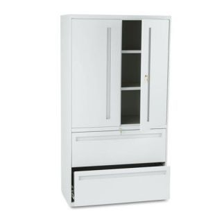 Hon 700 Series 36 inch Wide 2 drawer Light Gray Lateral File Cabinet