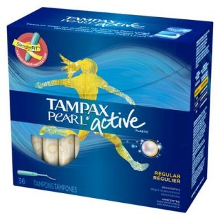 Tampax Pearl Active Unscented Tampons   36 Count