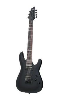 Schecter 408 Stealth C 7 SBK Electric Guitars Musical Instruments