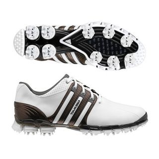 Adidas Mens Tour 360 Atv White/ Scout/ White Golf Shoes