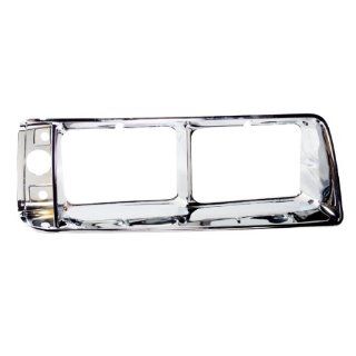 CarPartsDepot, Headlamp Door Chrome Headlight Bezel Right (Passenger Side) Assembly, 402 16337 02 CH1213102 4334608 Automotive