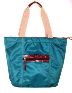Nine West "Out of the Box" Teal Shopper Bag Handbag Purse Clothing