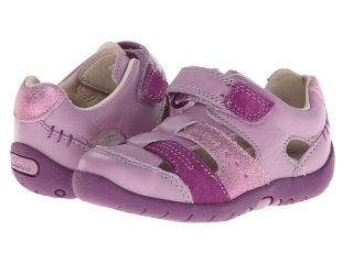 Clarks Kids Softly Sing Girls Shoes (Purple)