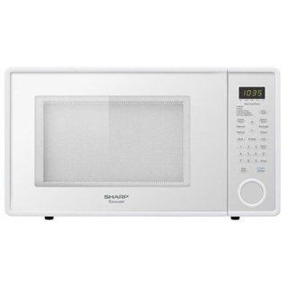 Sharp R 409YW R409 Series 1.3 Cubic Feet 1000 watt Microwave Oven, Family Size, Smooth White Kitchen & Dining