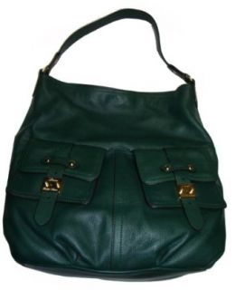 Lauren Ralph Lauren Women's Govenor's Lodge Hobo Handbag, Large, Evergreen Top Handle Handbags Clothing