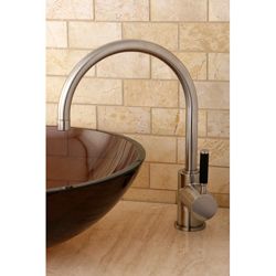 High Arc Satin Nickel Vessel Faucet