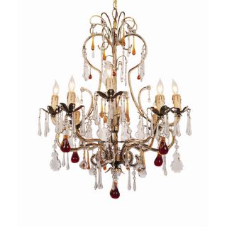 Venice 8 Light Candle Chandelier