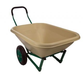 Heavy Duty 6 cubic ft Garden Cart with Flat Free Tires —
