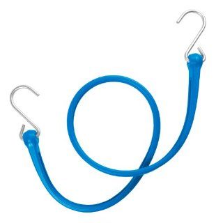 The Perfect Bungee 31 Inch Easy Stretch Strap with Stainless Steel S Hooks for Pets, Blue Automotive