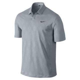 Nike TW Seasonal Embossed Mens Golf Polo   Light Magnet Grey