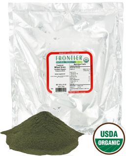 Frontier Natural Products   Wheat Grass Powder Organic   1 lb.