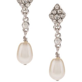 alice pearl earrings by lily bella