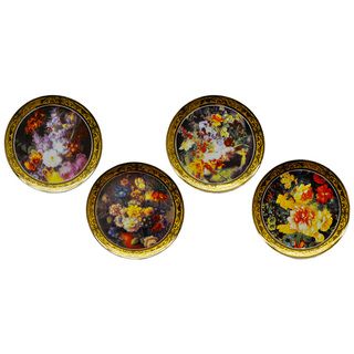 Classical Still Life Flowers Decorative Plates (Set of 4) Plates