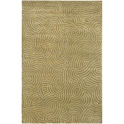 Set Of 2 Julie Cohn Modern Hand knotted Royal Abstract Design Wool Rugs (2 X 3)
