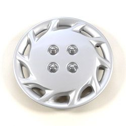 Abs Silver Kt87713s_l Design 13 inch Hub Caps (set Of 4)