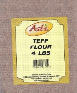 Teff Flour 4lb  Wheat Flours And Meals  Grocery & Gourmet Food