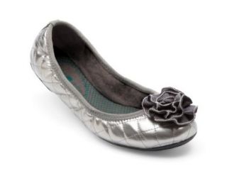 Lindsay Phillips Liz Pewter Quilt 8.5 Switchflops Womens Ballet Flats Sandals Shoes
