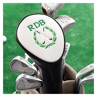 Personalized Golf Club Head Cover with Golf Crest  Sports & Outdoors