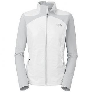 The North Face Animagi Jacket   Women's TNF White / High Rise Grey Athletic Sweatshirts Clothing