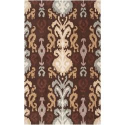 Hand hooked Bruno Silt Brown Rug (2 X 29)