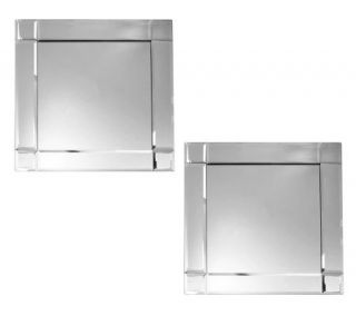ChargeIt by Jay Mirror Square Charger   Set of2 —