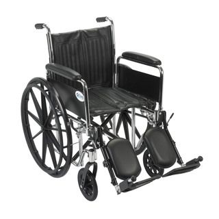 Drive Medical Cs18dfa elr Chrome Sport 18 inch Dual Axle Wheelchair