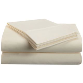 Home City Inc. Microfiber Solid Plain 100 percent Wrinkle free Sheet Set Off White Size Full