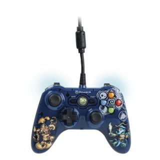 Power A Illuminated Skylanders Wired Controller   Blue (Xbox 360)