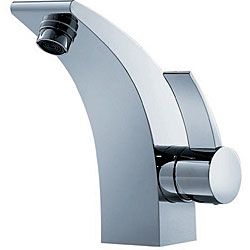 Fluid Sublime Single Handle Chrome Bathroom Faucet