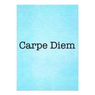 Carpe Diem Seize the Day Quote   Quotes Personalized Announcement