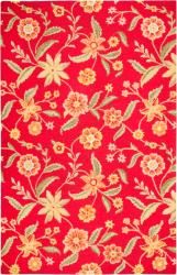 Hand tufted Sovereignty Red Rug (5 X 8)