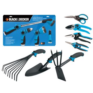 Black   Decker Home 8 piece Ultimate Garden Tool Kit