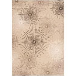 Hand tufted Tan Essential New Zealand Wool/ Viscose Rug (36 X 56)