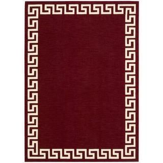 Barclay Butera Kaleidoscope Greek Border Spice Wool Rug (79 X 1010) By Nourison