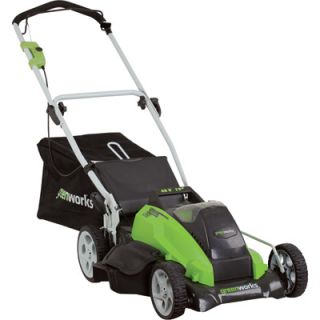 GreenWorks 3-In-1 Mower — 40 Volt Motor, 19in. Deck, Model# 25312  Walk Behind Mowers