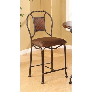 Tavio Saddle Brown Counter Height Chair (set Of 2)