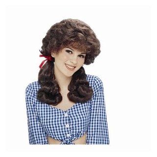 Farmer's Daughter (brown) Adult Halloween Costume Accessory Costume Wigs Clothing
