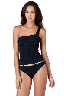 Bleu Rod Beattie Women's Asymmetrical One Piece Swimsuit Black 8 Fashion One Piece Swimsuits