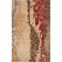 Hand tufted Rancick Abstract Pattern Wool Rug (8 X 11)