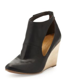 Womens Jory Cutout Wedge Bootie   Coclico