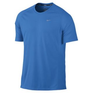 Nike Miler UV Mens Running Shirt   Photo Blue
