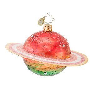 RADKO COSMIC GEM Saturn Planet Space Age Christmas Glass Ornament   Christmas Ball Ornaments