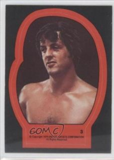 Rocky (Trading Card) 1979 Topps Rocky II Stickers #3 Entertainment Collectibles