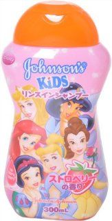 Johnson's KIDS Rinse In Shampoo (no more tears) Strawberry 300ml  Princess  Health & Personal Care