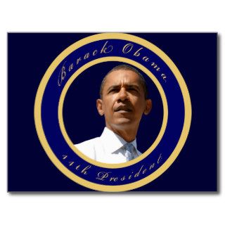 Barack Obama 44th President Post Cards