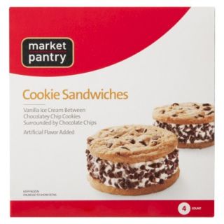 Market Pantry Cookie Ice Cream Sandwich 4 pack