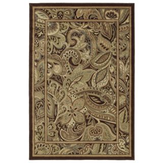allen + roth Paisley Park 7 ft 10 in x 10 ft 10 in Rectangular Multicolor Floral Area Rug