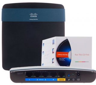 Cisco Linksys Wireless N600 Dual Band Router with Gigabit —
